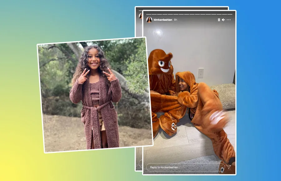 ¿Neta? La temática de la fiesta de North West fue... popó