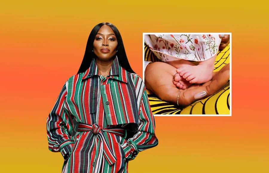 Naomi Campbell comparte una tierna foto de su bebé en Versace