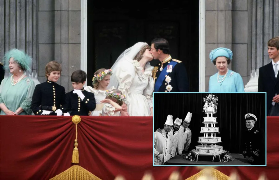 Cuánto cuesta una rebanada del pastel de bodas de Diana y Carlos 40 años después