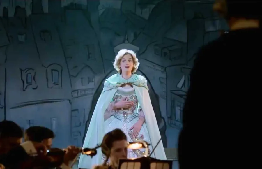 La escena eliminada de The Crown que muestra a la princesa Diana cantando