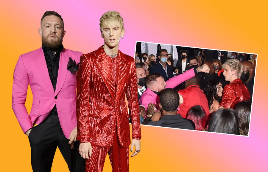 ¡Pelea en la alfombra roja! El enfrentamiento de Machine Gun Kelly y McGregor