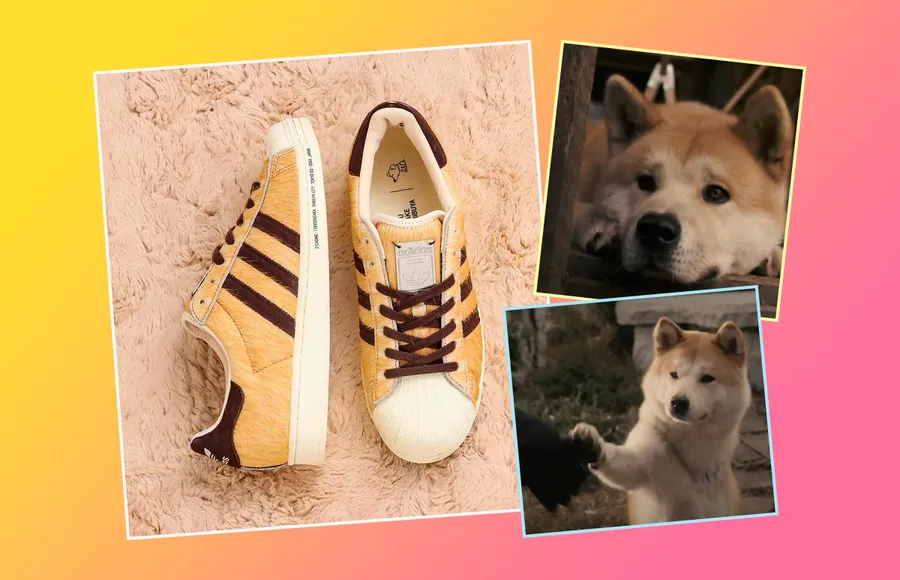 Adidas dedica unos tenis a Hachiko, el perro más fiel de Japón