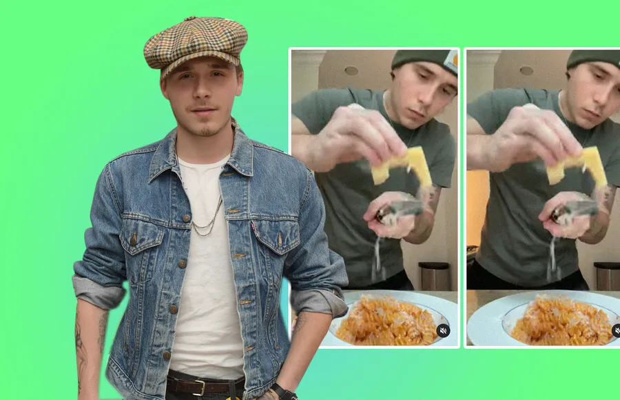 Fans de Brooklyn Beckham horrorizados por su forma de hacer pasta