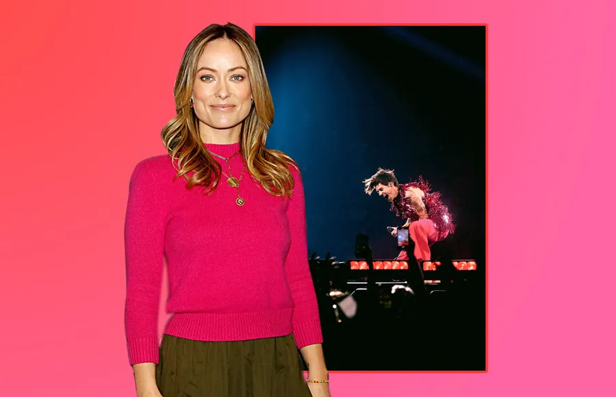 Olivia Wilde acompaña y apoya a Harry Styles en el backstage de su gira