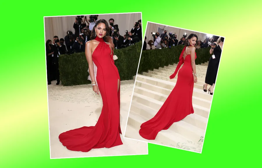 Eiza González y su look inspirado en los años 50 para la Met Gala 2021