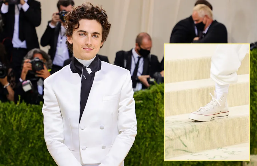 Timothée Chalamet llegó en Converse a la MET Gala por esta razón