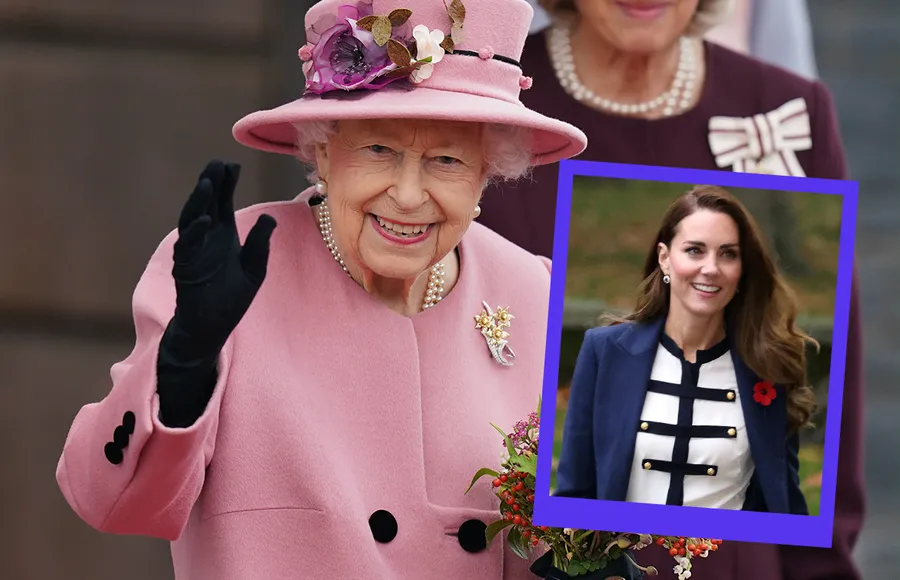 collar reina solo prestado kate middleton